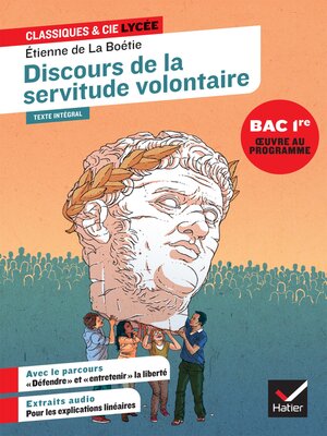cover image of Discours de la servitude volontaire (oeuvre au programme du Bac de français 2026, 1re)